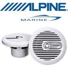 ALPINE SPS-M600w &ndash; 16,5 cm 2-Way Marine Coaxial Speaker (white)