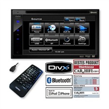 Clarion 2-DIN Radio VX401E DVD Monitor 6,2" USB BT