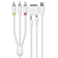 Ampire IP100 &ndash; Audio Video & Sync Cable for iPod / iPhone / iPad