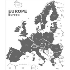 NAVTEQ Europa - CD package (10 CDs) for Opel CD70 2012 2013