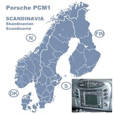 Navteq SKANDINAVIEN + MRE – PORSCHE PCM1 2008/2009