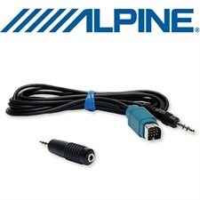ALPINE KCE-237B – Full Speed Adapter zum Anschluss externer Quellen mit Klinke 3,5mm für Steuergeräte ab 2009
