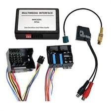  Multimedia Interface (Audio / Video) für Mercedes Comand NTG4 Navigationssystem inkl. TV-Freischaltung, 1x A/V-IN