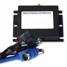  Multimedia Interface (Audio / Video) für Audi Navi Plus und VW Skoda Seat mit MFD1 Navigationssystem (4:3), 1x A/V-IN
