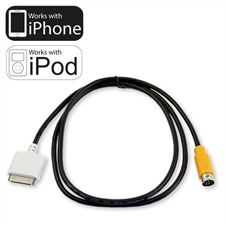 Dension IPO5DC9 - Anschlusskabel mit Halterklip für iPod / iPhone