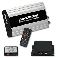 Ampire DVB-T Tuner Set für Land Rover Touchscreen Navigation (2G) ab MJ 2010 inkl. TV-Free