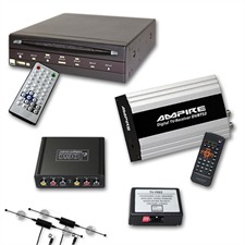 Ampire/Dietz DVB-T Tuner & DVD-Player  für Land Rover Touchscreen Navigation (2G) ab MJ 2010 inkl. TV-Free