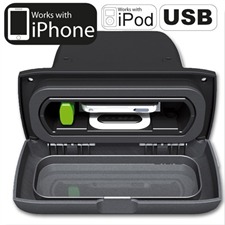 FUSION MS-DKIPUSB - iPod / iPhone Marine Halterung für MS-RA200 mit 2 USB Anschlüssen