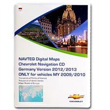 Navteq DEUTSCHLAND + MRE - Chevrolet Cruze MJ / MY 09/10 Navigation 2012/2013