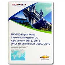 Navteq ALPEN + MRE - Chevrolet Cruze MJ09/10 Navigation 2012/2013
