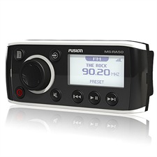 FUSION MS-RA55 - kompakte Marine-Stereoanlage (Bluetooth A2DP / 180 Watt / AM/FM / AUX / schwarz)