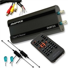 Ampire DVBT53 - DVB-T-Tuner + Adapter für AUDI mit MMI2G / MMI3G & Hybrid Tuner + 2 Antennen (MPEG2 / USB)