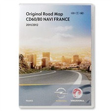 Navteq  Frankreich + MRE CD 2011/2012 Navigation CD60 CD80 Delphi für OPEL Antara Corsa D