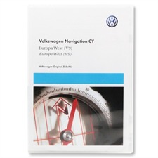 NAVTEQ Westeuropa - 1T0 051 859 AB  - Original Volkswagen DVD für RNS510 / RNS810 Version 2013 (V9)