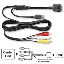 CLARION CCA-750 - Anschlusskabel für iPhone/iPod (190cm / schwarz)