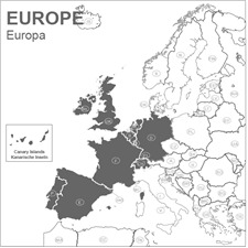 Navteq EUROPA (West) - Audi Navigation plus RNS-E 2013 (1 DVD)