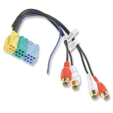  Vorverstärker Adapter Mini-ISO auf 4x Cinch