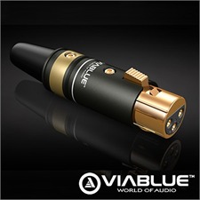 ViaBlue 30555 - T6s - XLR-Buchse (1 Stk / schwarz / vergoldet)