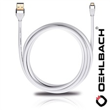 Oehlbach 60072 - i-Connect UM-B/U - Mobile USB cable,1 x  USB Micro-B auf 1 x USB-A  ( 1Stück / 2,0m / weiß )