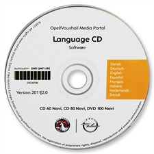  95164791 - original OPEL Sprachen CD (Version 2011/2.0)