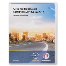 Navteq Deutschland + MRE - Navigation CD für OPEL Antara Corsa D (CD60/CD80 Delphi / 2013/2014)