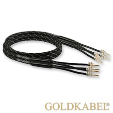 Goldkabel 823358 - Lautsprecherkabel ORCHESTRA GOLD 0250 - Single Wire (2x 2,5m / schwarz / 4 x 2,50 qmm)