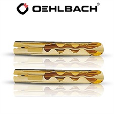 Oehlbach 3005 - Banana Tube - Tube-Verbinder für Lautsprecherkabel (1 Stück / 4,0 pmm / gold)