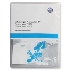 NAVTEQ Westeuropa - 1T0 051 859 AD  - Original Volkswagen DVD für RNS510 / RNS810 Version 2014 (V10)