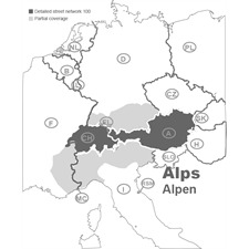 Navteq 11005033 - Alpen + MRE - Alfa 166 G3 Navigation (1 CDs / 2010/2011)
