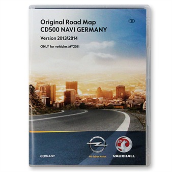 Navteq Deutschland - Opel CD500 MY2011 Version 2013/2014 für Astra J / Insignia / Meriva
