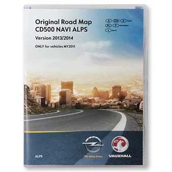 Navteq Alpen - Opel CD500 MY2011 Version 2013/2014 für Astra J / Insignia / Meriva