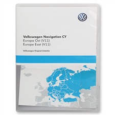 NAVTEQ Osteuropa - 1T0 051 859 AG - original Volkswagen für RNS510 / RNS810 (DVD / V11 / Version 2014/2015)