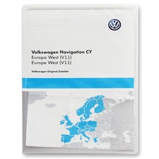 NAVTEQ Westeuropa - 1T0 051 859 AF  - Original Volkswagen DVD für RNS510 / RNS810 Version 2014/2015 (V11)