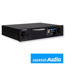 Cocktail Audio X40 ohne Festplatte (schwarz / All-in-One HD Musikserver / DAC / Vorstufe mit XLR / Phono-Pre)