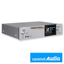 Cocktail Audio X40 ohne Festplatte (silber / All-in-One HD Musikserver / DAC / Vorstufe mit XLR / Phono-Pre)