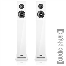 Audio Physic Classic 20 - 3-Wege Bassreflex Standlautsprecher (25-150 W / Glas weiß / 1 Paar)