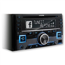 ALPINE CDE-W296BT - 2-DIN CD RECEIVER (UKW / MW / LW-Tuner / iPod®/iPhone® / MP3 / BLUETOOTH® (plus) / 3 pre-outs / Front AUX / Front USB / 50Wx4 / APP Direct)