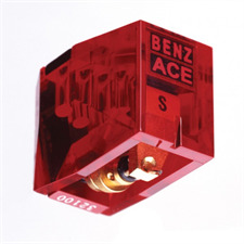 Benz Micro ACE S (L) - MC-Tonabnehmersystem für Plattenspieler (L = Low Output / Micro Ridge Diamant / rot farben / Moving Coil)
