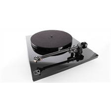 Rega Planar 1 - Plattenspieler mit Rega RB110 Tonarm und Rega CARBON MM-Tonabnehmer (Hochglanz schwarz / 2016er Version)