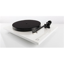 Rega Planar 1 - Plattenspieler mit Rega RB110 Tonarm und Rega CARBON MM-Tonabnehmer (Hochglanz weiß / 2016er Version)