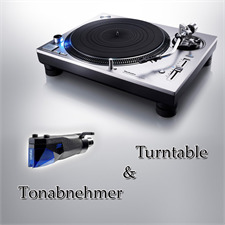 Technics + Ortofon PACKAGE OFFER: TECHNICS - Grand Class SL-1200GR - record player (silver) + ORTOFON - 2M Blue PnP - MM cartridge