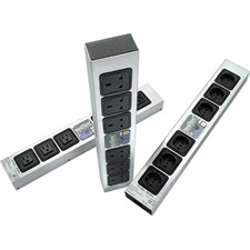IsoTek EVO 3 Polaris - Mehrfach-Steckdosenleiste (zur perfekten Ergänzung für jedes HiFi- oder AV-System / 2300 Watt maximale Leistungsaufnahme / schwarz/silber / 1 Stück)
