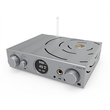 iFi-Audio Pro iDSD -  „State of the Art“-Referenz D/A-Wandler & Kopfhörerverstärker (Hi-Res / WLAN / Airplay / MQA / DLNA / SD Karteneingang / USB / Röhre / XLR / silber)