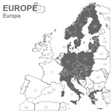 Navteq EUROPA (Ost) - Audi Navigation plus RNS-E 2011 (1 DVD)