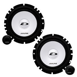 ALPINE SXE-1750S - 2-Wege Koaxiallautsprecher für ALFA / FORD / OPEL / SEAT / VW ... (16,5 cm DIN / 6,5-Zoll)