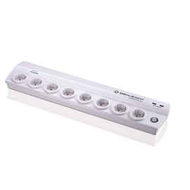 Oehlbach 17021 - Powersocket 905 - hochwertige Mehrfach-Steckdosenleiste (1 Stk / 1,5 m / weiß/gold)