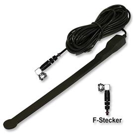 Ampire ANT500 - DVB-T/DAB+ active antenna with 20dB amplification (F connector)