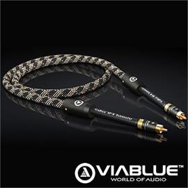 ViaBlue 22814 -  NF-B Subwoofer Cable 1 x RCA to 1 x RCA (1 pc / 2,5 m / Cobra protective sleeve.)
