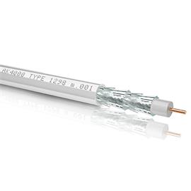 Oehlbach 1298 - AK 4000 HD - Digital antenna cable (1m / white / copper)