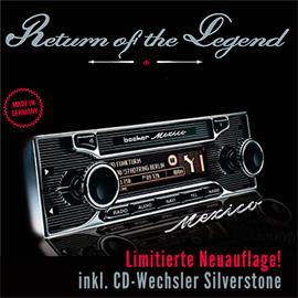 Becker 7942 - Mexico Retro --- new edition 2014-2015 1 DIN navigation system + Silverstone CD-Changer (Bluetooth / Map V 6.0/2014)